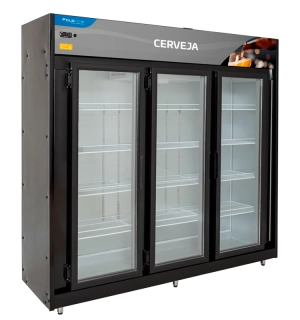 CONSERVADOR VERTICAL DE CERVEJAS - 3 PORTAS - POLOFRIO
